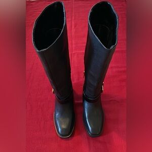 Vince Camuto Black Riding Style Boots